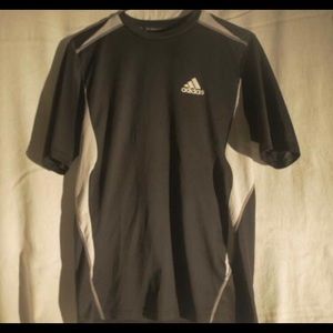 Adidas black and white shirt